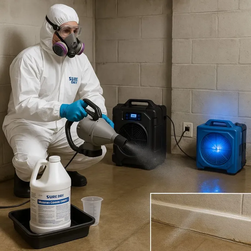 Sanitization and Odor Removal process in Monroeville, OH